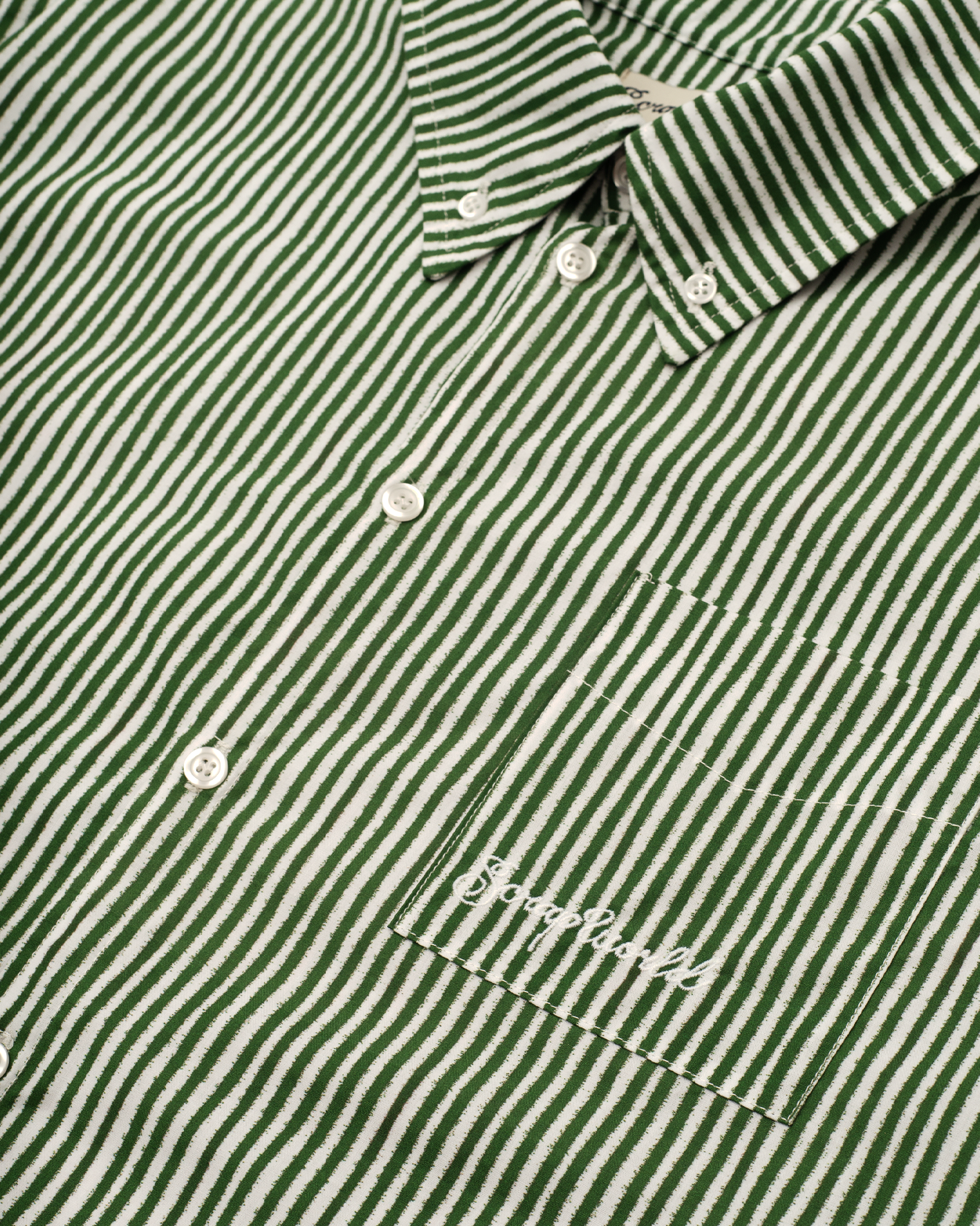 MARKER LINES SHIRT GREEN